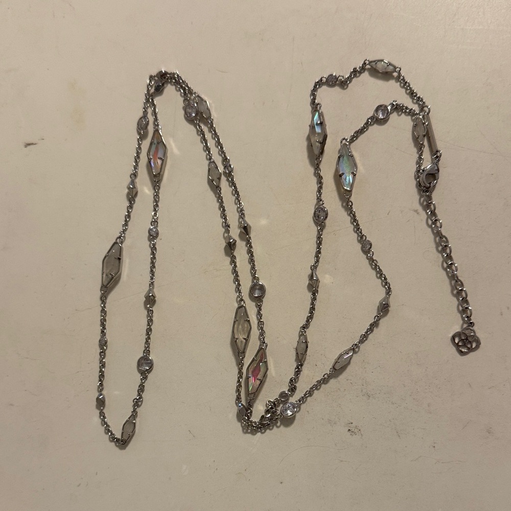 Kendra Scott Silver Chain Necklace